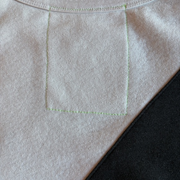 Aviator Nation Colorblock Black and White Unisex Crewneck Sweater ~ Size Large - Picture 3 of 8